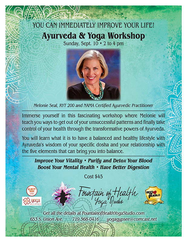 Ayurveda and Yoga flyers - sept 2023-1